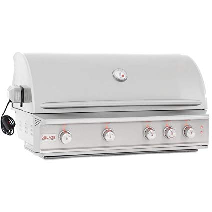 Blaze Professional 44-inch Built-in Propane Or Natural Gas Grill With Rear Infrared Burner & Rotissere - BLZ-4PRO-LP Or BLZ-4PRO-NG - FREE Grill Cover (44