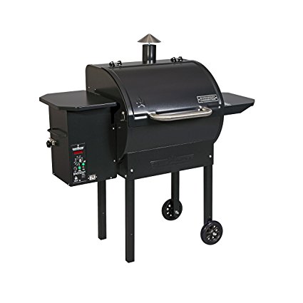 Camp Chef PG24DLX Deluxe Pellet Grill and Smoker BBQ with Digital Controls and Stainless Temp Probe