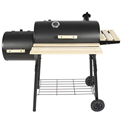 Wakrays BBQ Grill Charcoal Barbecue Pit Patio Backyard Home Meat Cooker Smoker