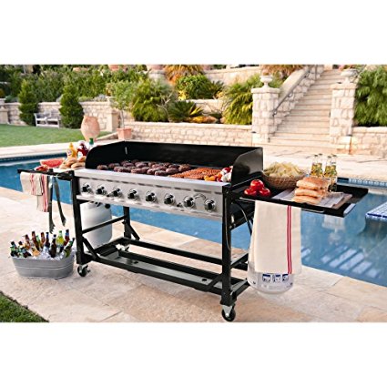 Commercial Grade Large BBQ Grill for Events 8 burners 1ST Class