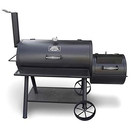 Smoke Hollow Barrel Grill with Offset Firebox