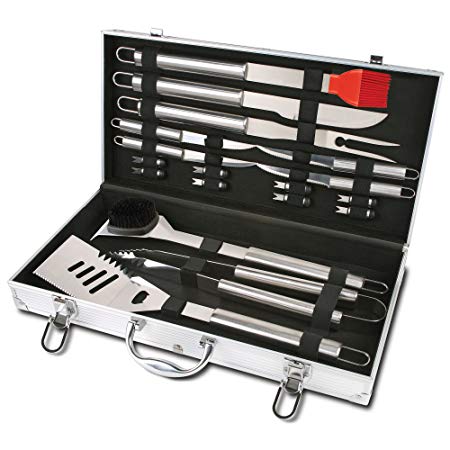 Chefs Basics HW5305 Select Stainless Steel BBQ Set (18-Piece)