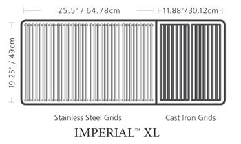 imperial xl cook grid