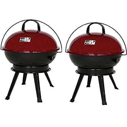Expert Grill 14.5-Inch Portable Charcoal Grill ( Pack of 2)