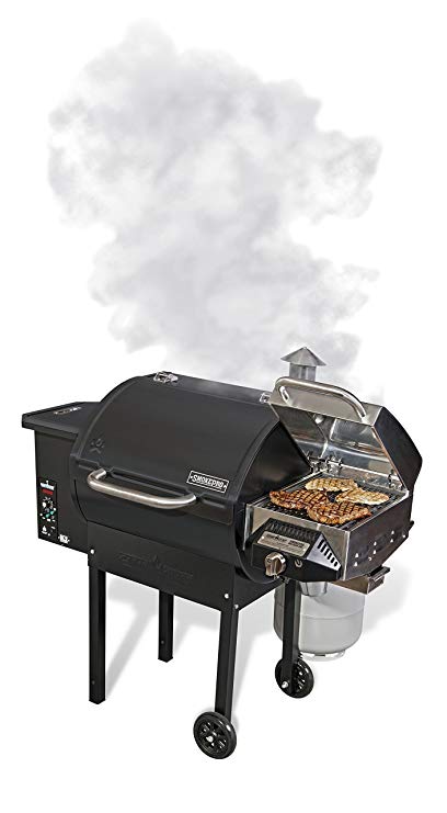 Camp Chef SmokePro DLX Pellet Grill (Black) with Sear Box (PG24-PGSEAR)