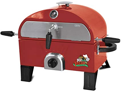 Mr. Pizza GOT1509M Pizza Oven and Grill, Red